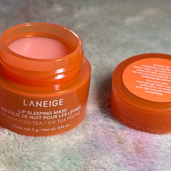 New Peach Iced Tea Flavor Laneige Lip Sleeping Mask Mini - Picture 3 of 3